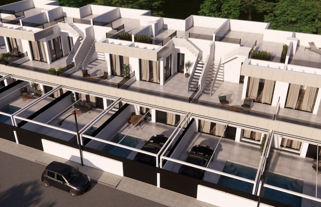 In aanbouw - Rijwoning - Rojales, Ciudad Quesada - Rojales