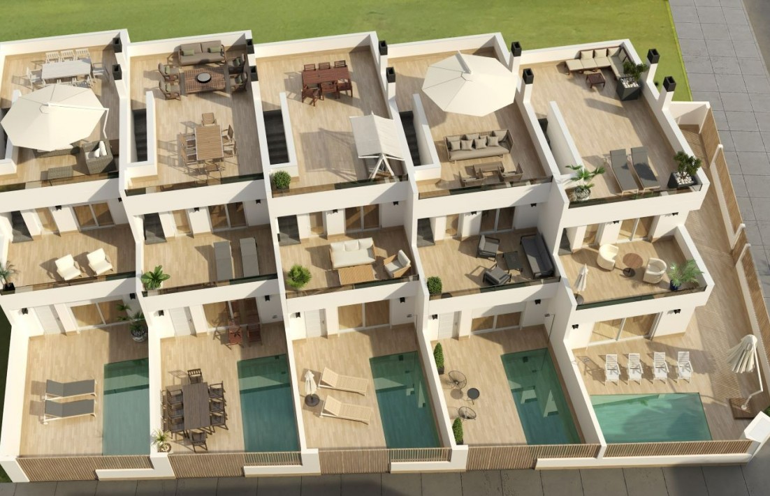 Nieuwbouw - Rijwoning - San Pedro del Pinatar - Lo Pagán