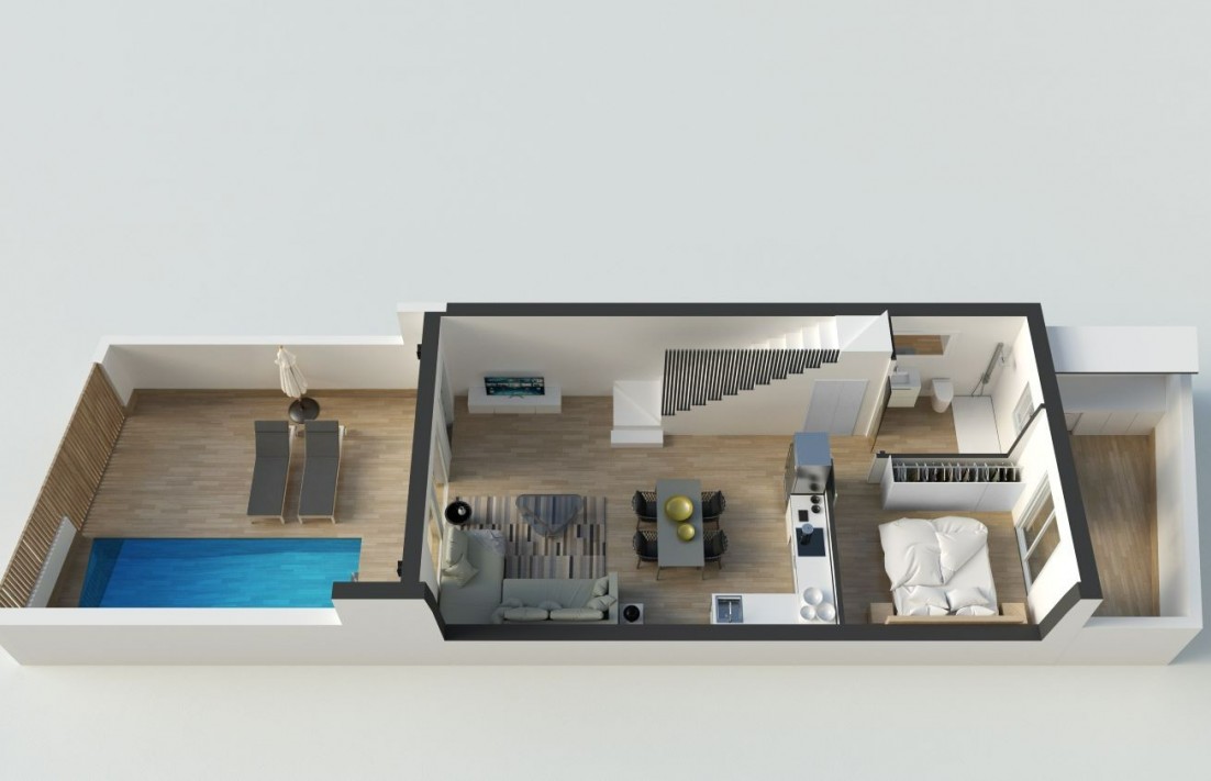 Nieuwbouw - Rijwoning - San Pedro del Pinatar - Lo Pagán