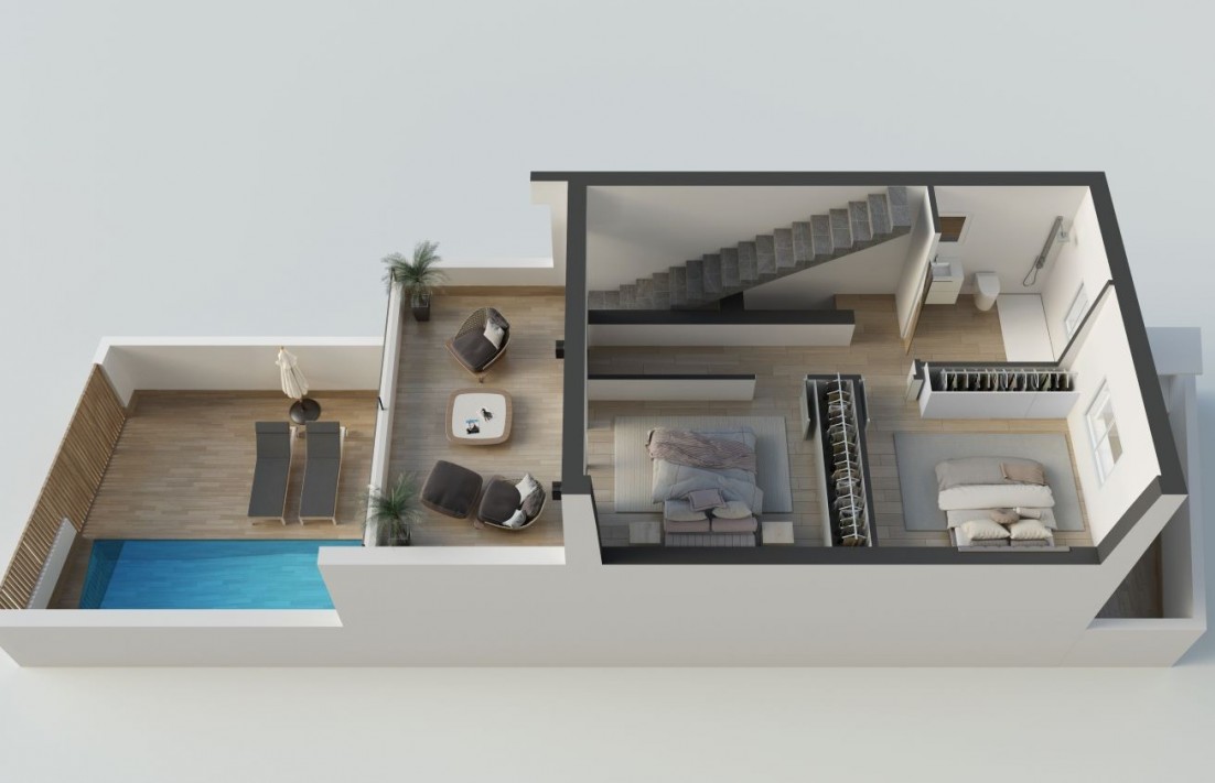 Nieuwbouw - Rijwoning - San Pedro del Pinatar - Lo Pagán