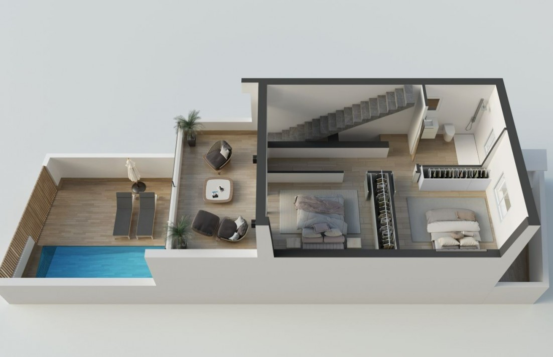 Nouvelle construction - Maison Mitoyenne - San Pedro del Pinatar - Lo Pagán